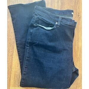 Levis 415 Classic Boot Jeans Womens 22W Blue Stretch Denim Dark Wash Plus Size